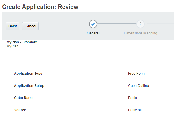 Review Free Form Planning selections